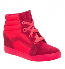 SK8-HI WEDGE Neon Red
