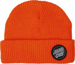 OUTLINE DOT BEANIE Fluro Orange