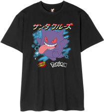 POKEMON GHOST TYPE 3 TEE Black