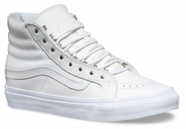 SK8-HI SLIM (Rivets) Antique Silver/True White