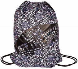 BENCHED BAG (Checker Kaleidoscope) True White