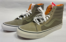 SK8-HI SLIM ZIP (BOOM BOOM) Silver Sage/True White