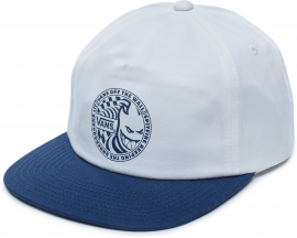 VANS X SPITFIRE SHALLOW UNSTRUCTURED HAT Dress Blues White