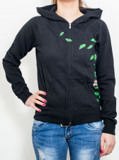 Leaving girls pullover hoodie black