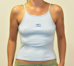 SPAGHETTI TOP Pale Blue