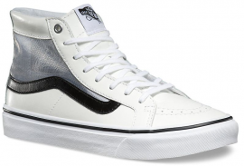 SK8-HI SLIM CUTOUT (Mesh) White*Black