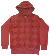 Bella jrs custom zip hoodie red