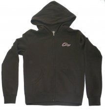 Adio brown zip hoodi