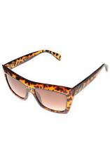 SQUARE CAT SUNGLAS Brown