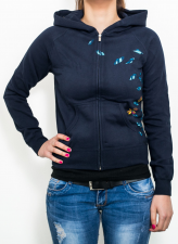Leaving girls pullover hoodie navy